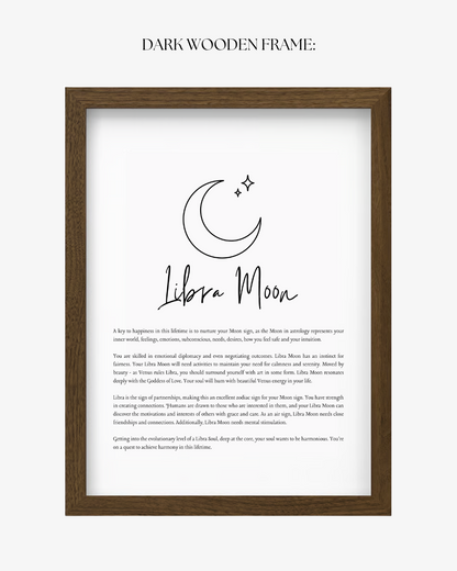 Libra Moon Sign Print