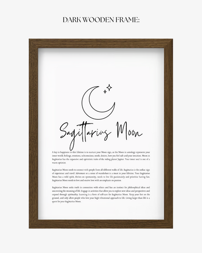 Sagittarius Moon Sign Print